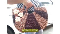 Ethnic Women Handbags Flowers Two Color