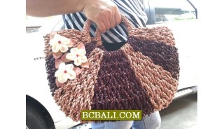 Ethnic Women Handbags Flowers Two Color