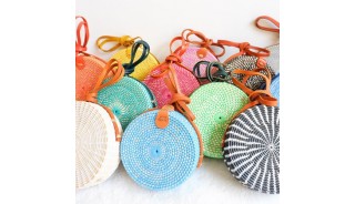 Free Shipping > Best Quality Rattan Bag 21 Pieces Color