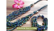 Amaze Stone Charms Multi Strand Jewelry Sets