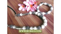Beads Pearls Necklace with Bracelets Sets