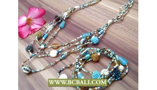 Fancy Beads Mix Coloring jewelry Sets Two