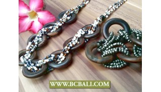 Indonesia Ethnic Wooden Bracelet Sets Designs