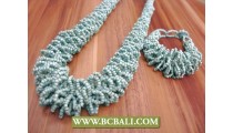 Krebo Bead Necklace Sets Design Indonesia