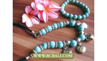 Seeds Beads Stone Turquoise in Sets