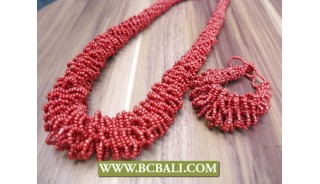 Sets Necklace Bracelet Beading Wrap