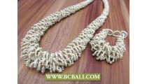 Unique Beads Wrap Necklace Bracelets Sets