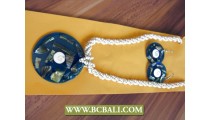 Seashells Abalone Pendants Necklaces Beading