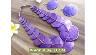 Bali Ethnic Design Coco Shells Necklace