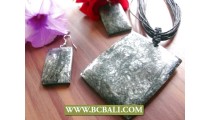 Rope Leather String Pendant Shells
