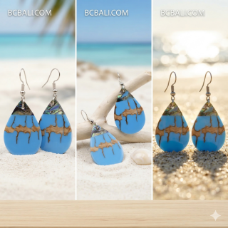 Ocean Whisper Abalone Shells Earrings Handcrafted Coastal Elegance for Timeless Beauty
