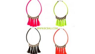 chokers necklaces roupe pendant color full fashion