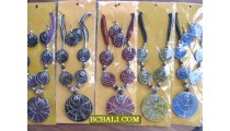 casandra necklaces sets shells earring resin 