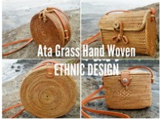 Ata Rattan Grass Handbag Bali