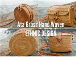 Ata Rattan Grass Handbag Bali