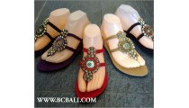 Fringed Sandals Beaded Slipper 