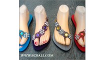 New Women Slippers Sandals Beads Slop