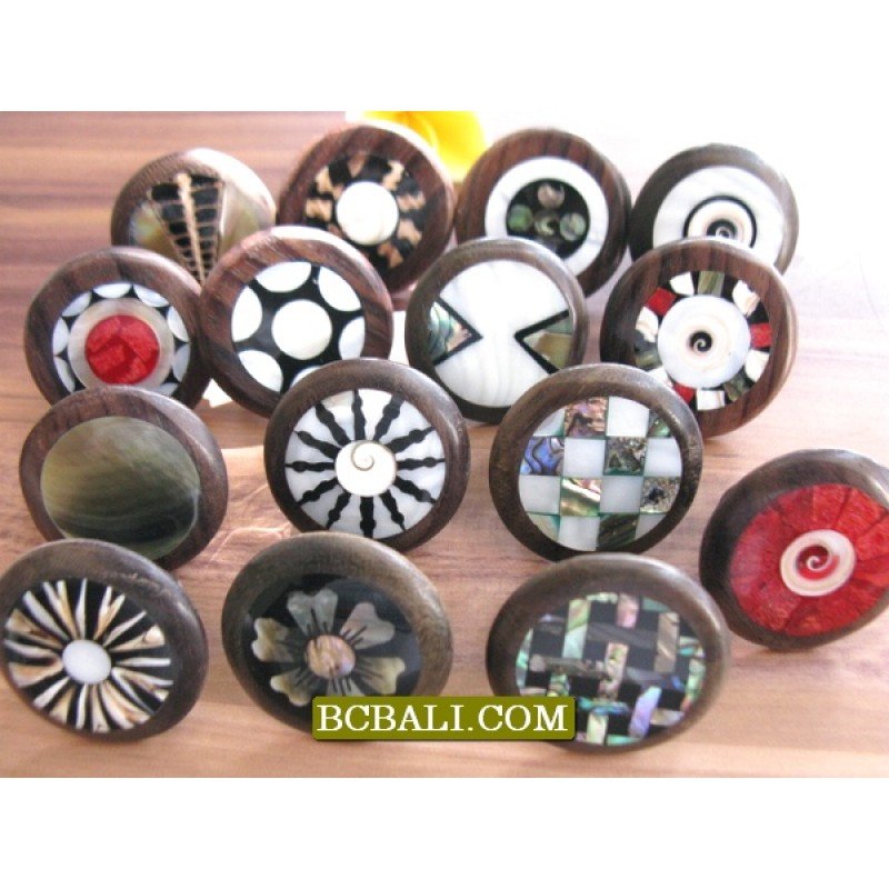 Bali Shells Wooden Rings Natural Organic Unique - bali shells wooden ...