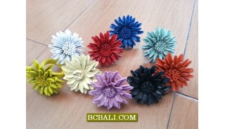 leather flowers finger rings bali wholesale free shipping