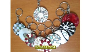 mix alot key chain seashells resin Bali